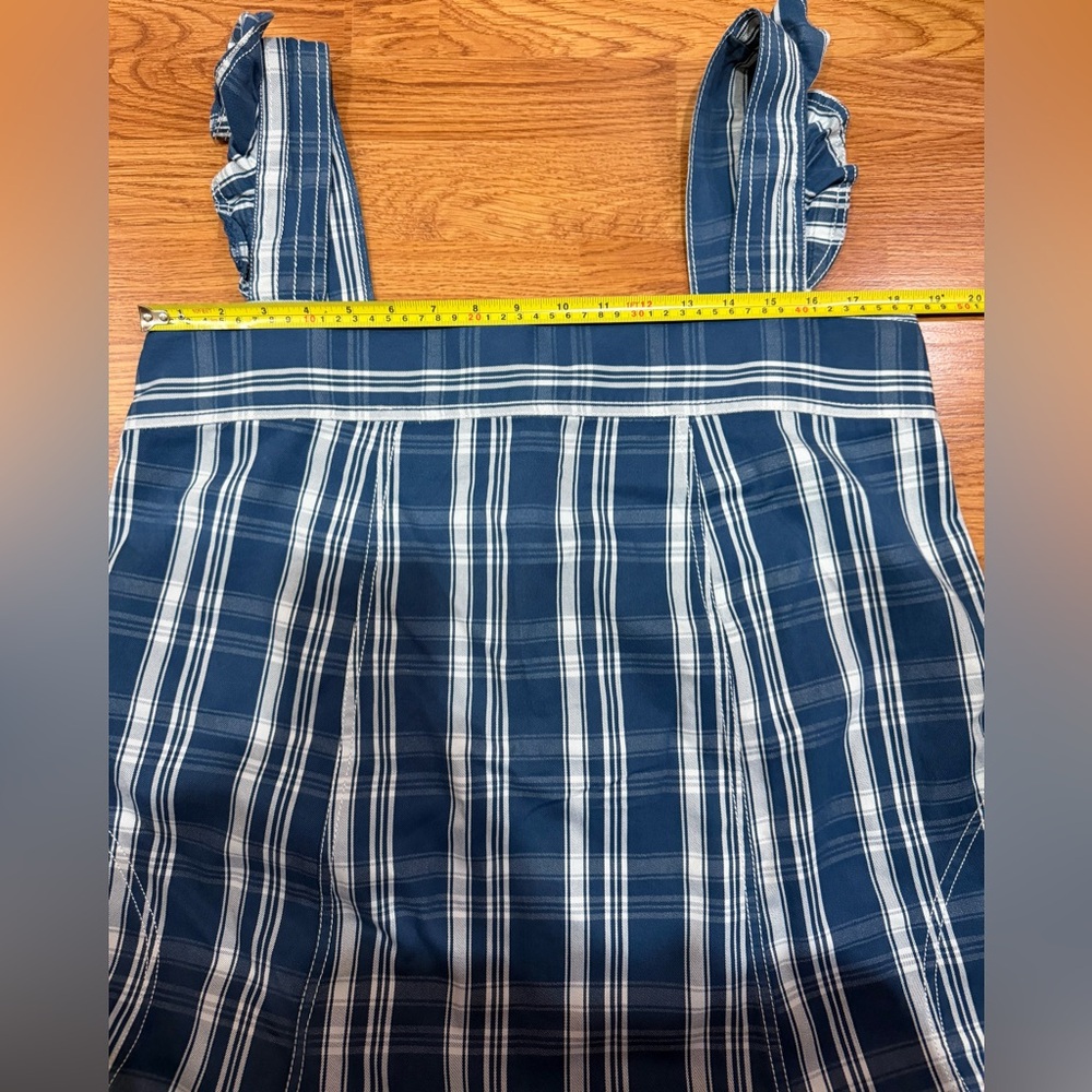 Pilcro Sleeveless Lakeside Swing Checkered mini Dress - Picture 5 of 7